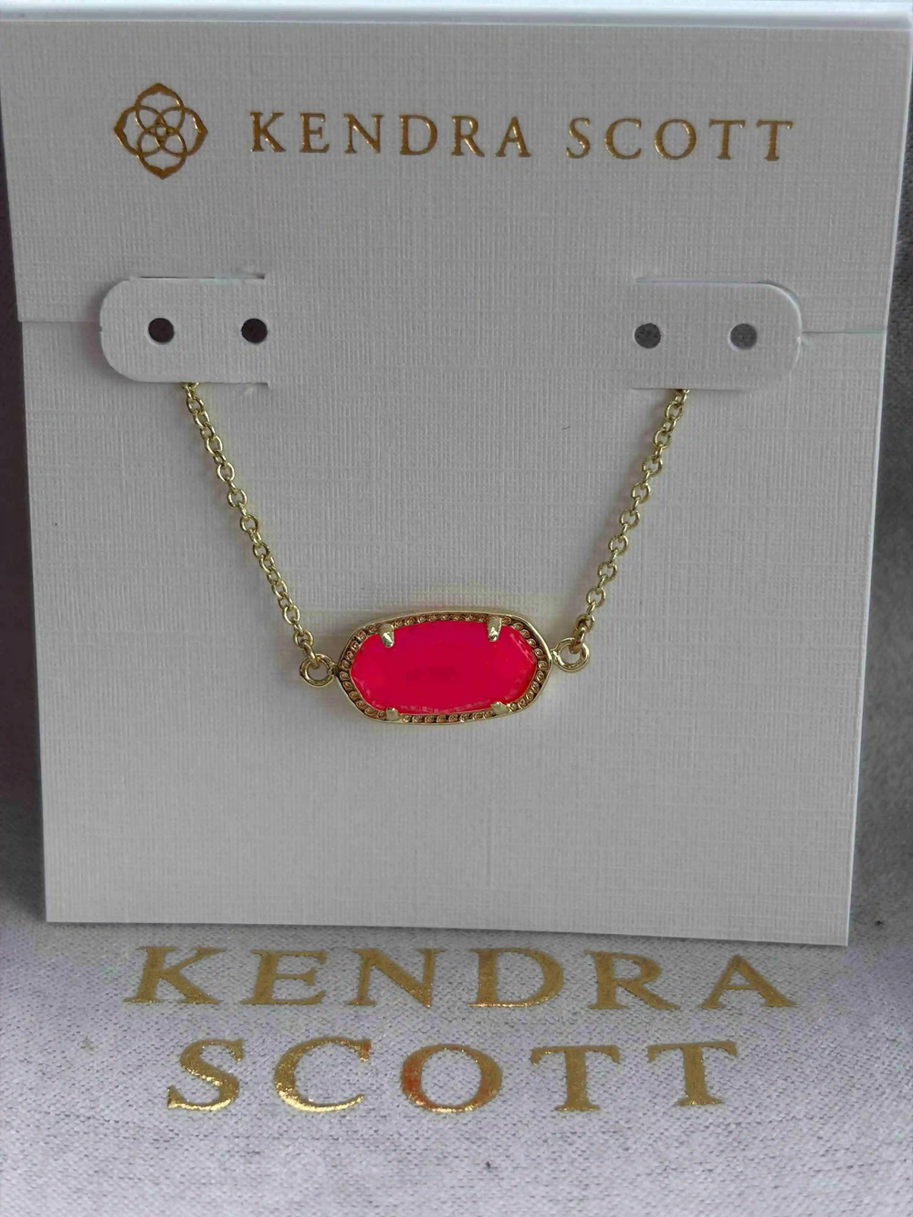 Kendra Scott Pink Pendant Necklace